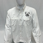 HUK Tide Point Long Sleeve Shirt White